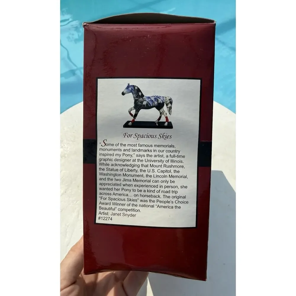 Trail of Painted Ponies #12274TRP For Spacious Skies 2E/ 2,273Retired 2008 & Box